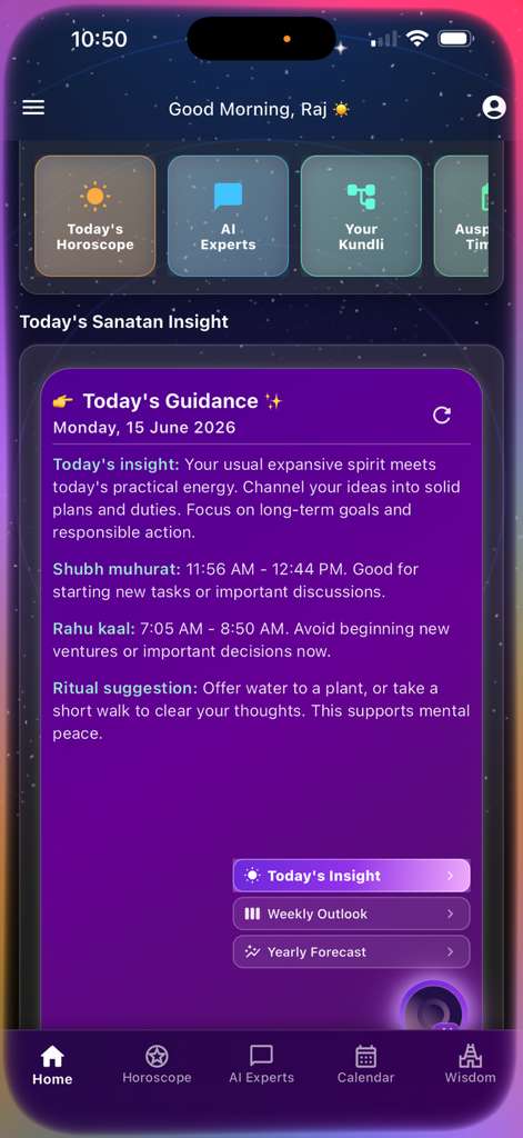 Today's Sanatan Insight in the app